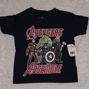 Marvel Avengers Assemble Navy blue Kids Tee